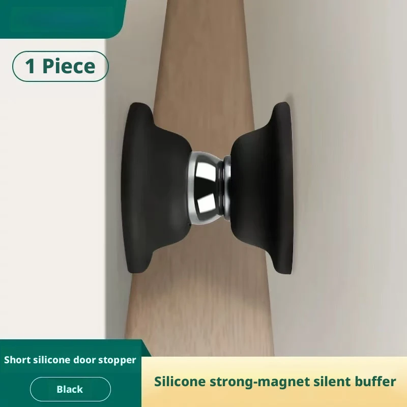 

Hotel & Household Silicone Door Stopper - Strong Magnetic, Mute Anti-Collision Door Holder