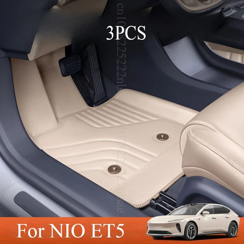

3 шт. автомобильный коврик для NIO ET5 Touring 2025 ET5T автомобильный коврик аксессуары для интерьера водостойкая нескользящая защита спинки сиденья автомобильный ковер