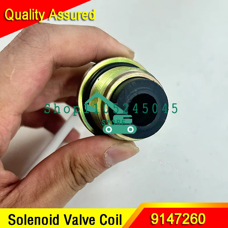 9147260 Solenoid Valve Coil for EX200-2 EX200-3 EX100/120/200-2-3-5 Excavator Parts