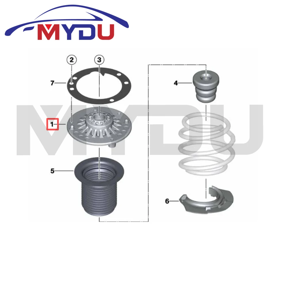1 pcs 31305A3C0D0 31306881929 Front shock absorber top mount thrust bearing For BMW F20 F21 F22 F23 F30 F31 F32 420d F33 F34 F36