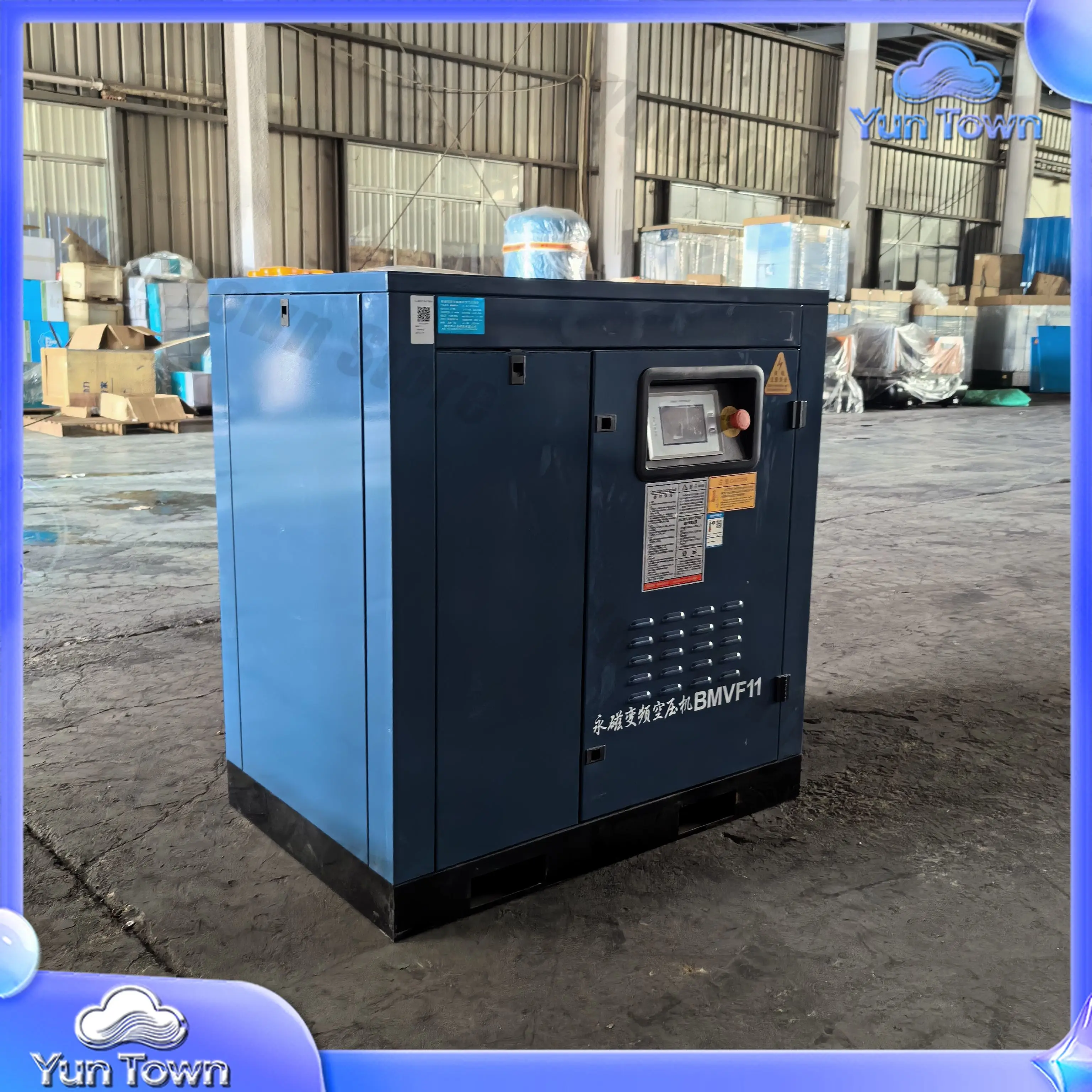 for BMVF11 VSD Energy Saving Screw Air Compressor 11 kW 15 HP Industrial Air Compressor for Factory Workshop HVAC Pneumatic