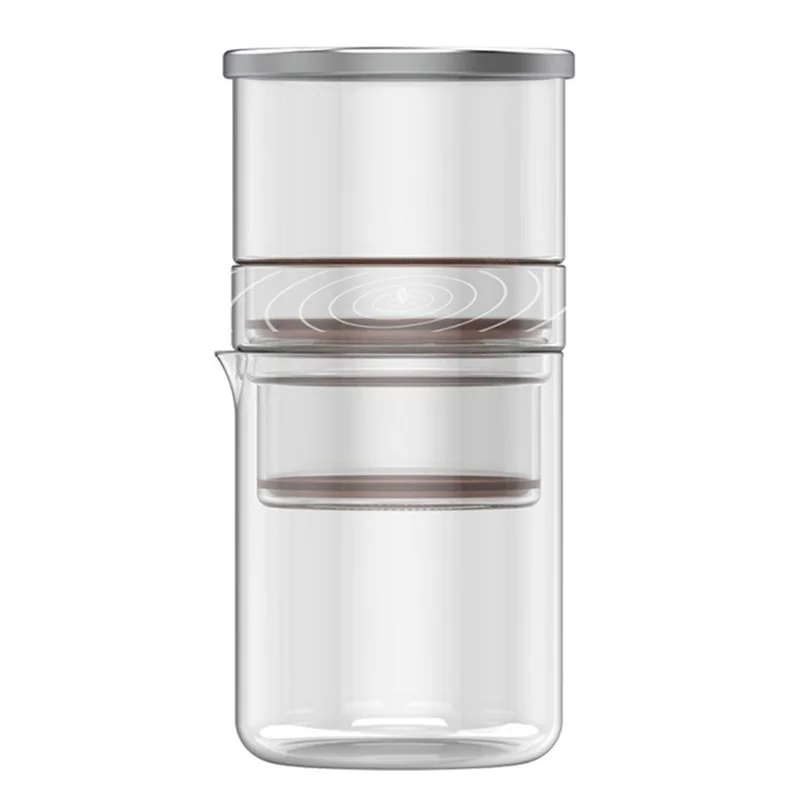 

RM-1 PCS Coffee Pour Over Drop Coffee Maker Paperless Portable With Carafe And Stainless Steel Mesh Filter