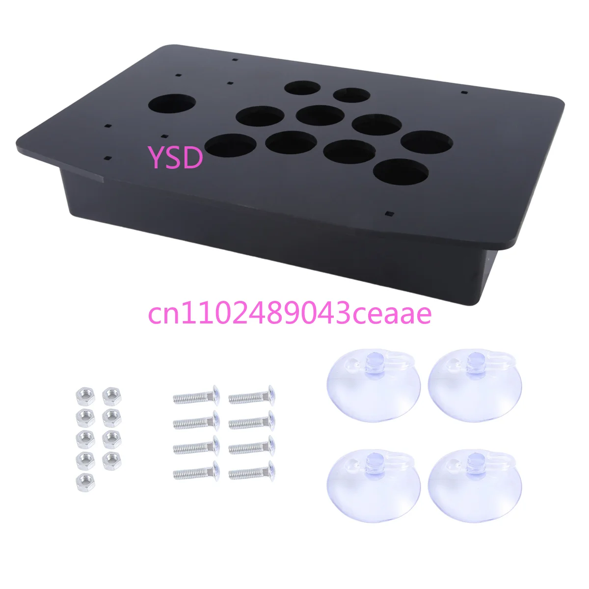 DIY Arcade Game Machine Acrylic Panel Housing Retro Video Game Controller Shell For Joystick Buttons Assembly