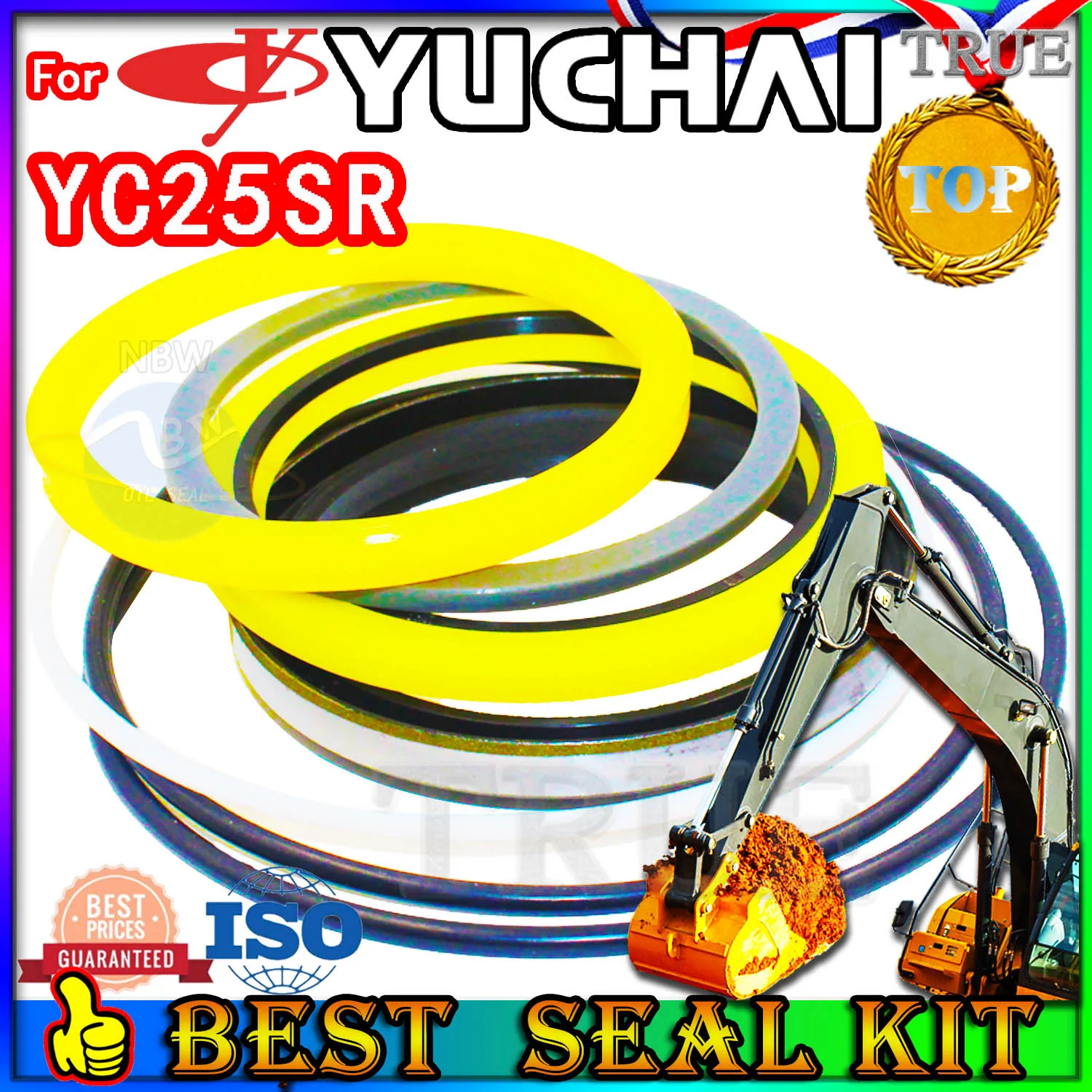 

For Yuchai YC25SR Oil Seal Repair Kit Boom Arm Bucket Excavator Hydraulic Cylinder Manufacturers Fix Best Reliable Mend proof