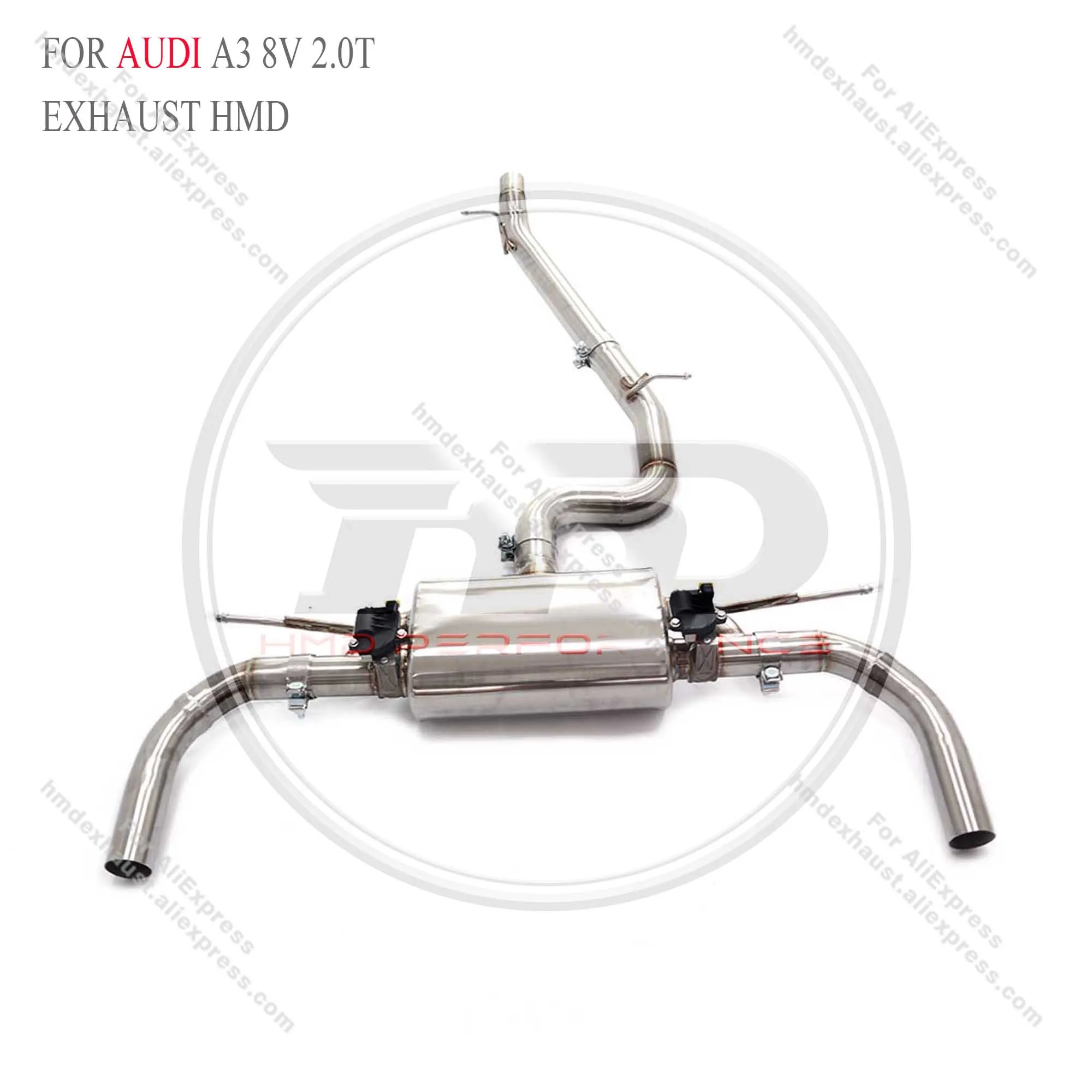 HMD Exhaust System High Flow Performance catback for AUDI A3 8V 2.0T with valve Color: catback catback Related items Customer Re