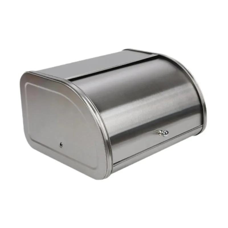 

Bread Keeper Bread Holder Multipurpose Bread Container with Roll Top Lid for Bakery Cafe Kitchen Counter