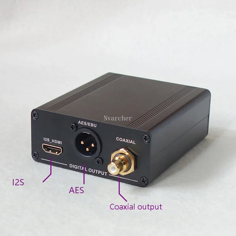 Nvarcher CSR8675 AptxHD Bluetooth Wireless Audio Receiving USB Digital Interface To AES Fiber Coaxial HMDI Output Decoding