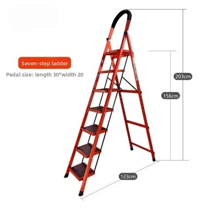 Aluminum Telescopic Ladder, Multi-Purpose Folding Step  for Home Factory Use, Portable A-Frame Extension
