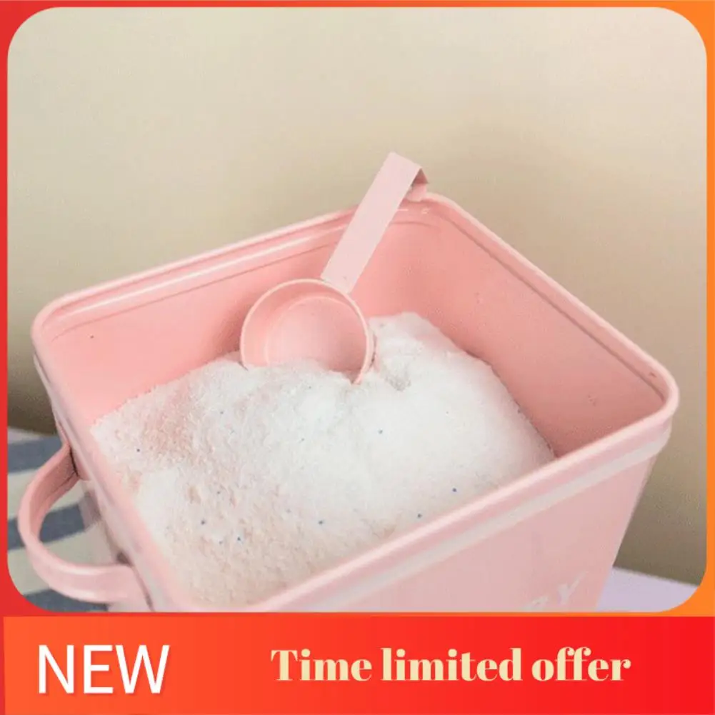 ABRN-Laundry Powder Canister With Scoop Storage Bucket Sealed Rice Bucket Washing Powder Bucket Grain Storage Bucket