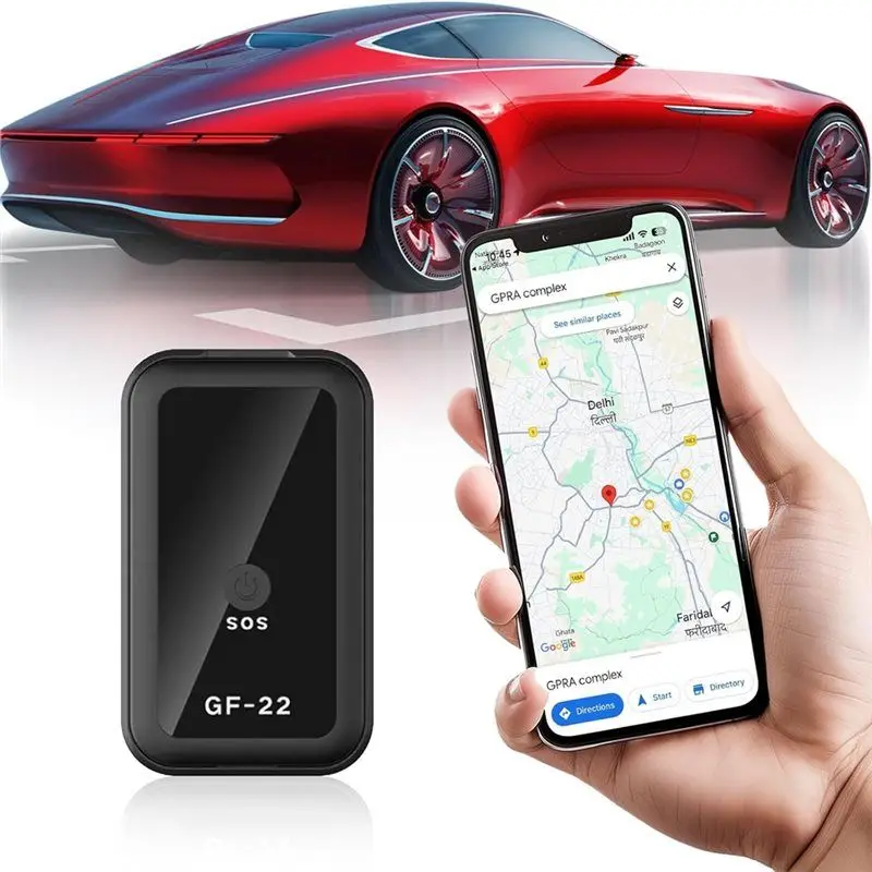 Smart-GPS Tracker Mini per veicoli, GPS per auto portatile Localizzazione in tempo reale Monitoraggio della copertura globale completa per bambini, cani