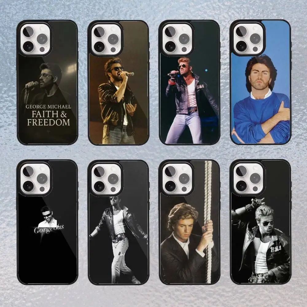 

G-George Michael Phone Case For iPhone Magsafe Magnetic 17,16,15,14,13,12,11 Wireless Charging cover