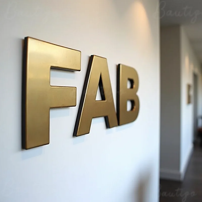 Custom 3D Metal Channel Letters Sign For Outdoor Business Storefront Durable Weatherproof Signage For Restaurant Retail Hotel