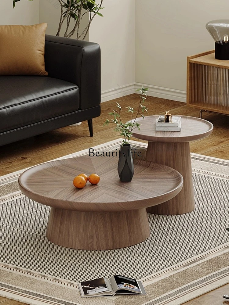 

Wabi-sabi coffee table combination living room home high-end Italian minimalist coffee table