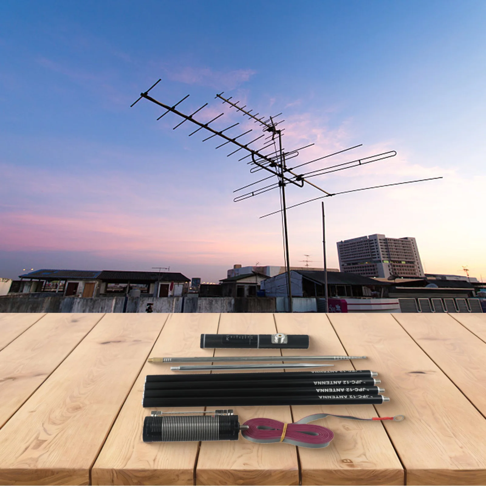 Portable Shortwave Aluminum Alloy Base Black Aluminum HF Portable Multi-Band Load Coil QRP For Ham Radio 100W 8-Band