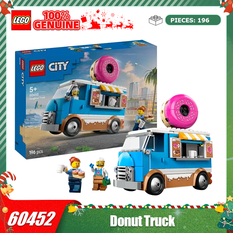 

Lego 60452 Donut Dining Car City Series 2025 New Children's Educational Building Block Toy