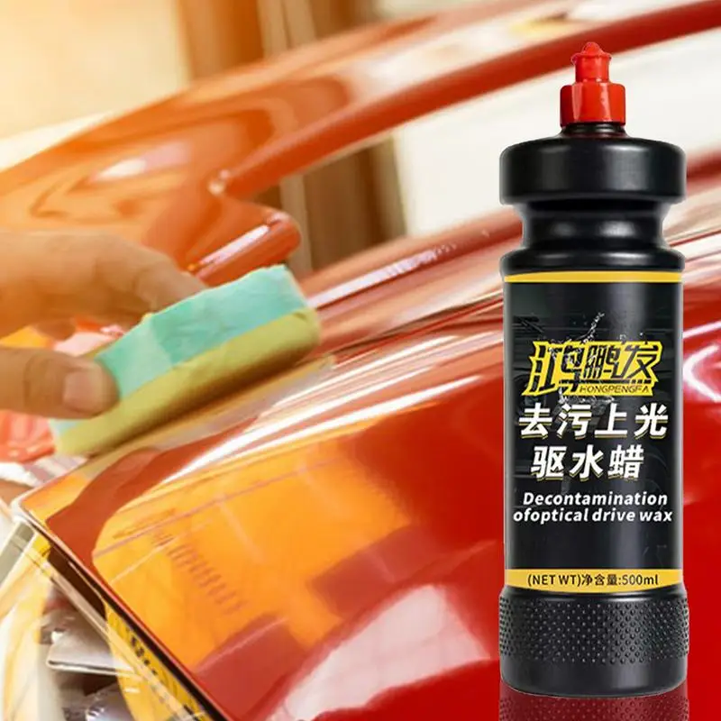 Car Wax Polish Scratch Remover For Vehicles Protective Scratch Remover Swirl Correction With Glossy Shine For Vehicles