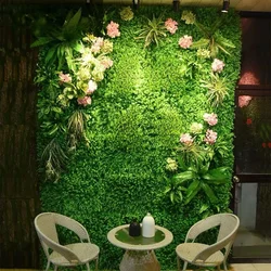 40*120 Artificial Plant Lawn Fake Grass Moss Subtropical Plant Decoration Home Wall Panel Home Decoration Accessories Eucalyptus