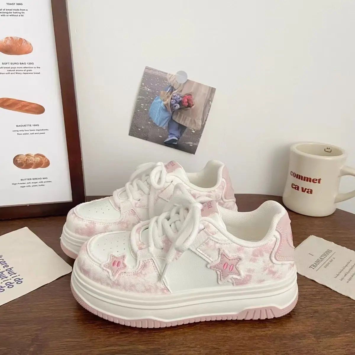 2025 Autumn New Girls Sports Shoes Breathable Sweet Kids Casual Shoes Princess Style Children Running Shoes Soft Bottom Comfort