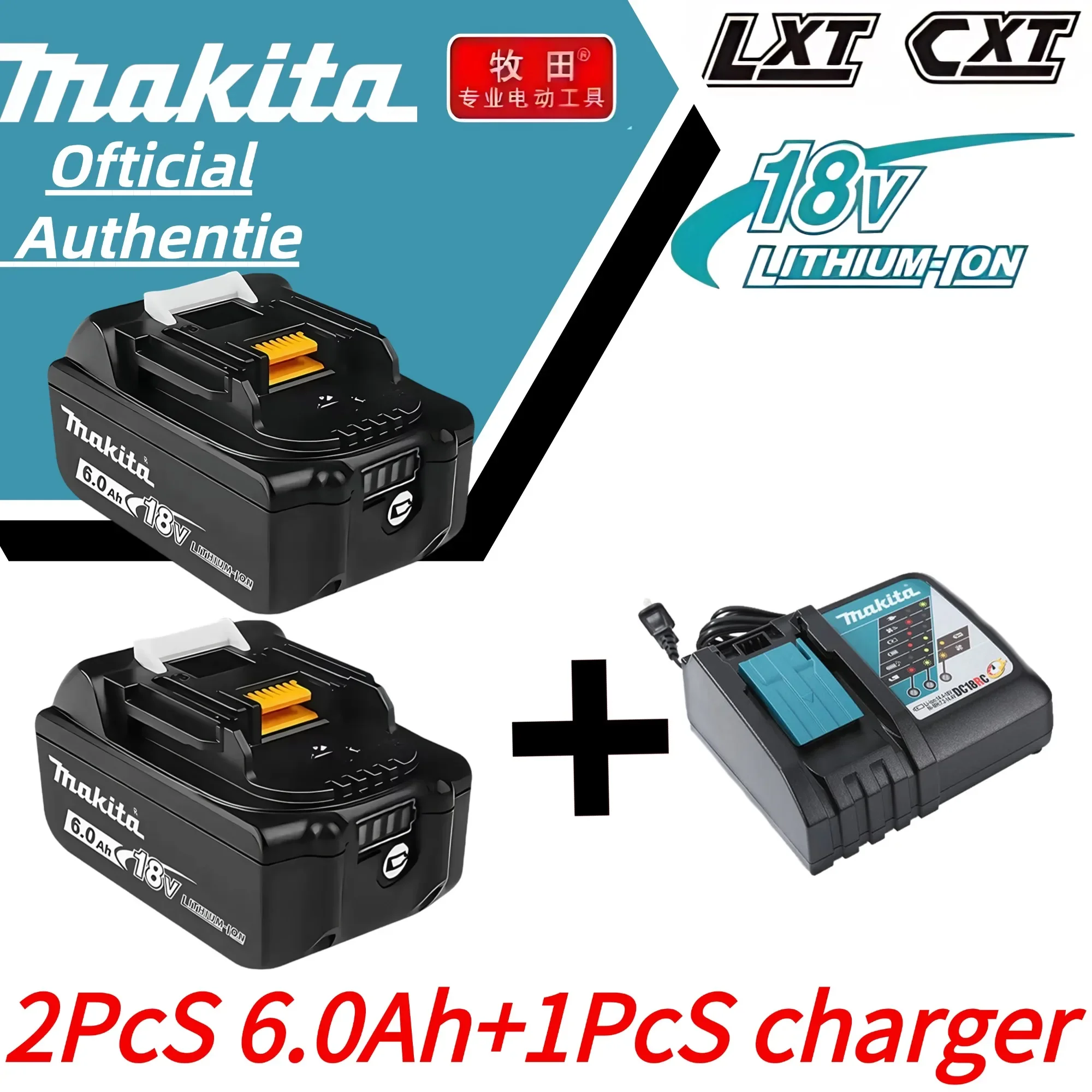 

New Makita 18V BL1850B 6.0Ah Lithium Battery for LXT/TD173D/BL1830/BL1860/TW251D/TD251DZ Power Tools Replacement