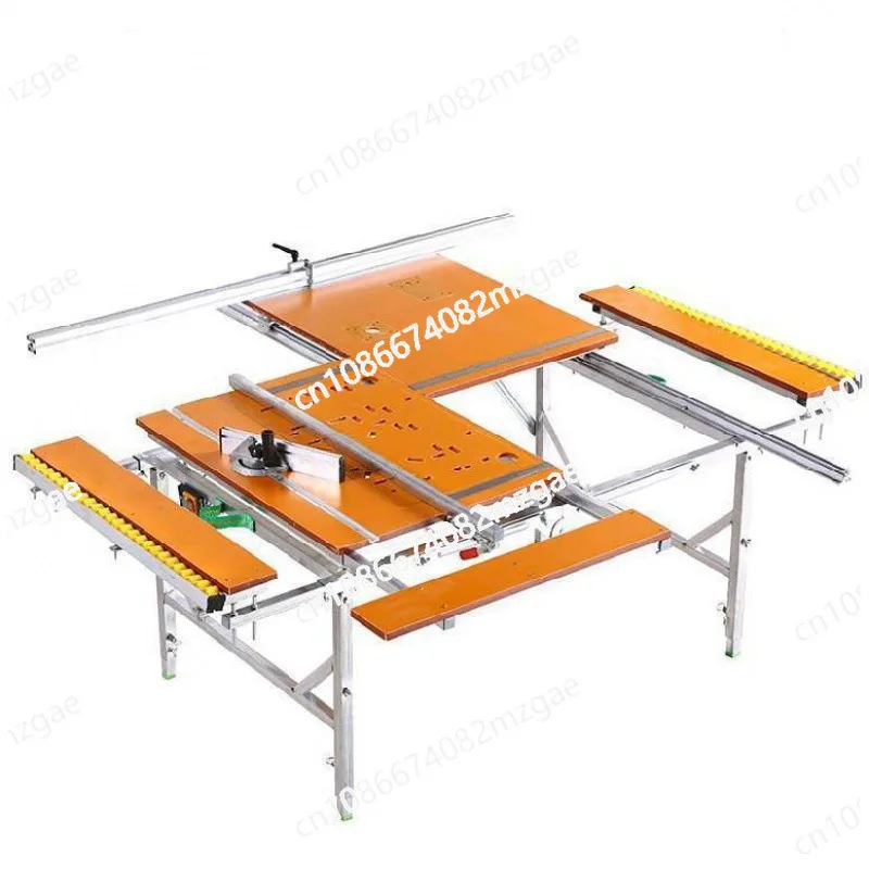 DIY Folding Workbench Multifunctional Woodworking Workbench Woodworking Saw Table Portable Folding Lifting Saw Table Decoration