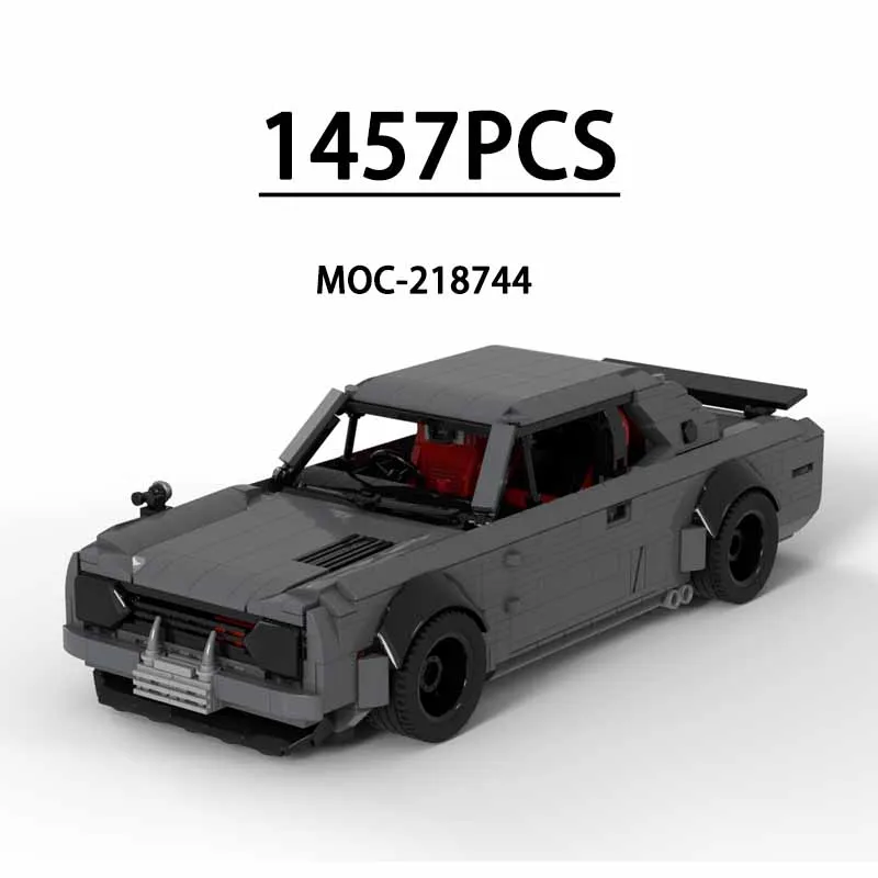 

MOC-218744 F1 Sedan Small Pellet Component Blocky Roadster Model 1457PCS Kids & Boys Birthday Gift DIY Christmas Toy Gift