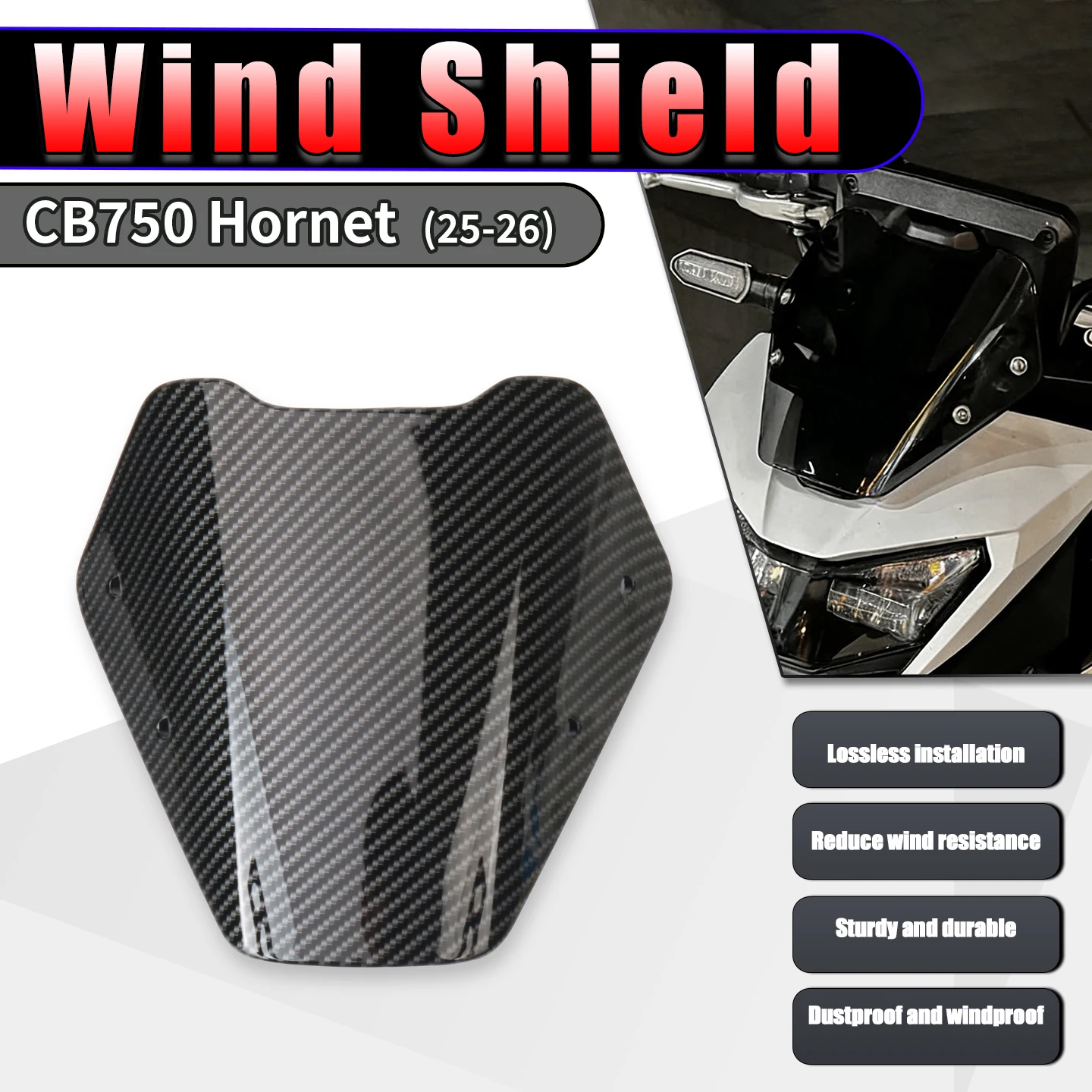 

Для мотоцикла CB750 Hornet CB 750 2025 2026: Аксессуары, ветровое стекло, дефлекторы, визор, защита от ветра