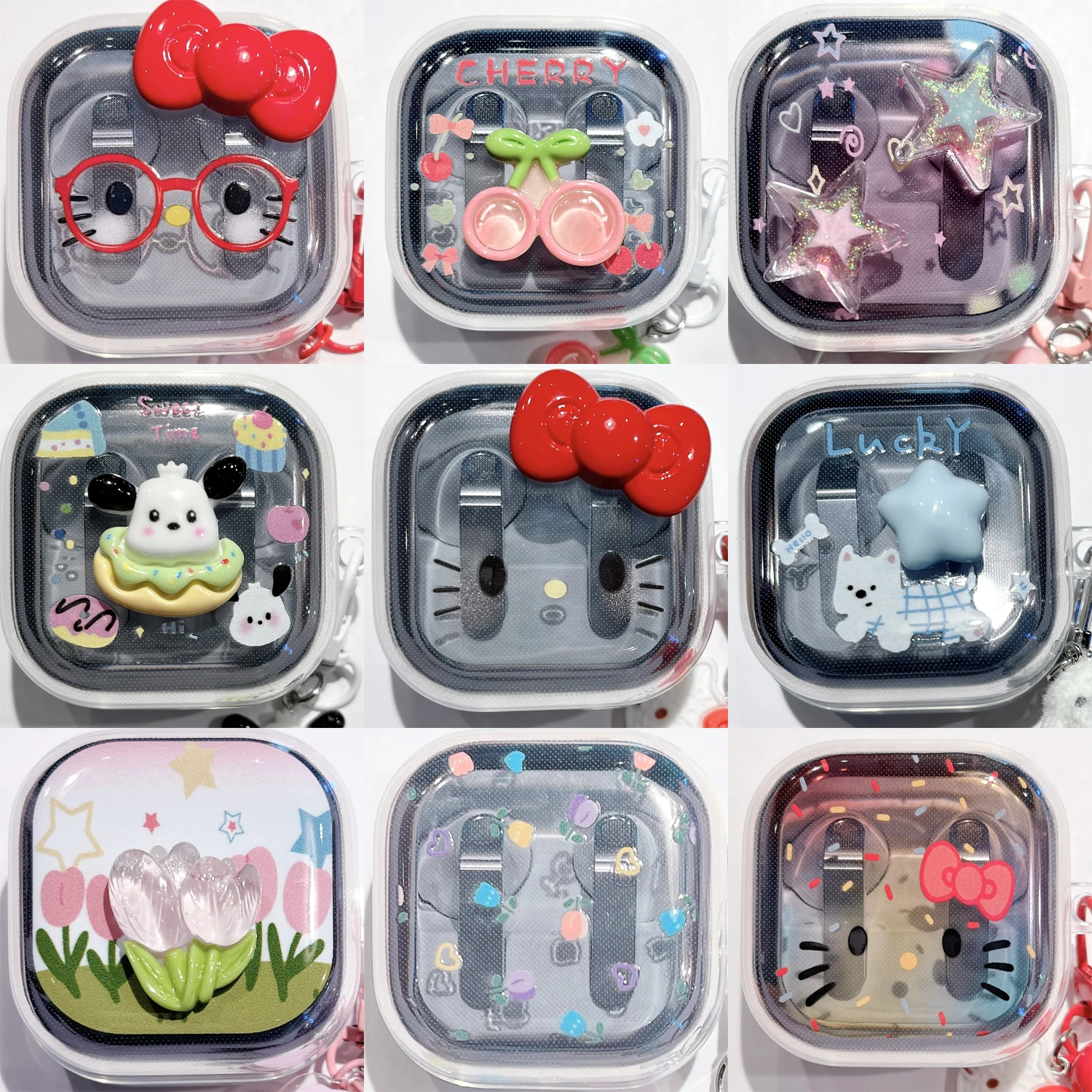 Capa para Samsung Galaxy Buds 4 Pro / Buds4, Capa de Silicone Macia com Desenho de Cartoon, Protetora e à Prova de Choque para Fones de Ouvido