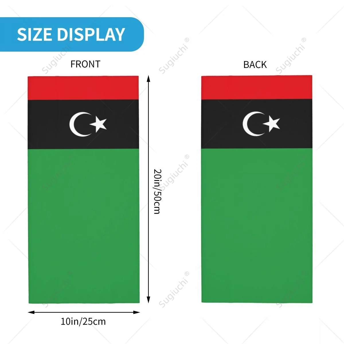 Libya ชุดธงสำหรับทุกเพศ, ผ้าพันคอผ้าพันคอผ้าพันคอหน้ากากปิดหน้าคอผ้าพันคอผ้าพันคอผ้าพันคอผ้าพันคอไร้รอยต่อให้ความอบอุ่นสำหรับขี่จักรยานปีนเขา