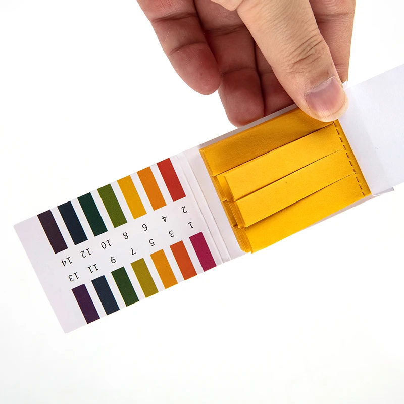 80 strisce/pacco Strisce reattive PH Misuratore PH completo Controller PH 1-14st Indicatore Litmus Tester Carta Acqua Soilsting Kit Fabbrica