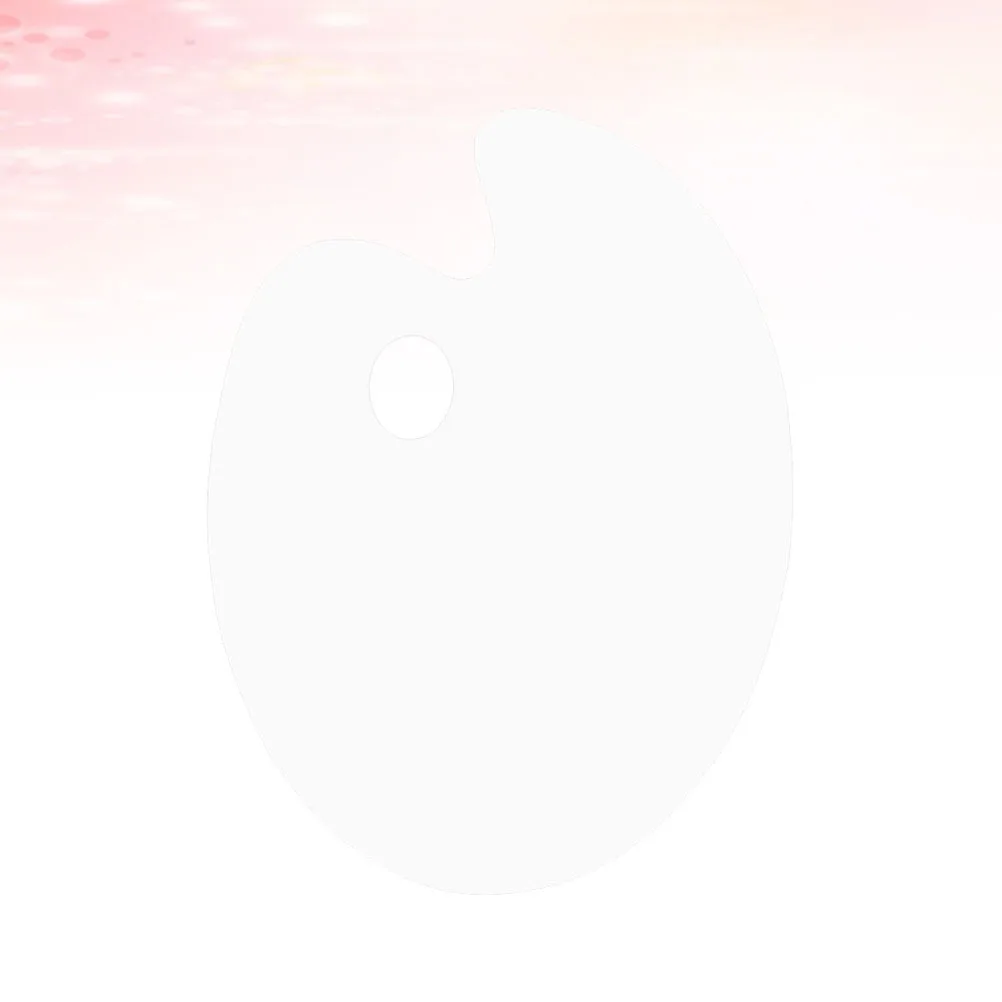 

Transparent Oval Acrylic Painting Palette 30x20cm Durable Art Paint Mixing Tray for Artists Students Beginners Color Palette