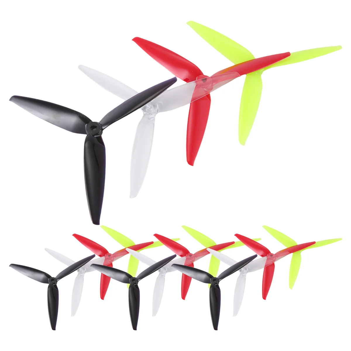 4 Packs 7040 7x4x3 3-Blade PC Propeller CW CCW for RC FPV Freestyle 7Inch Long Range LR7 Drones DIY Parts