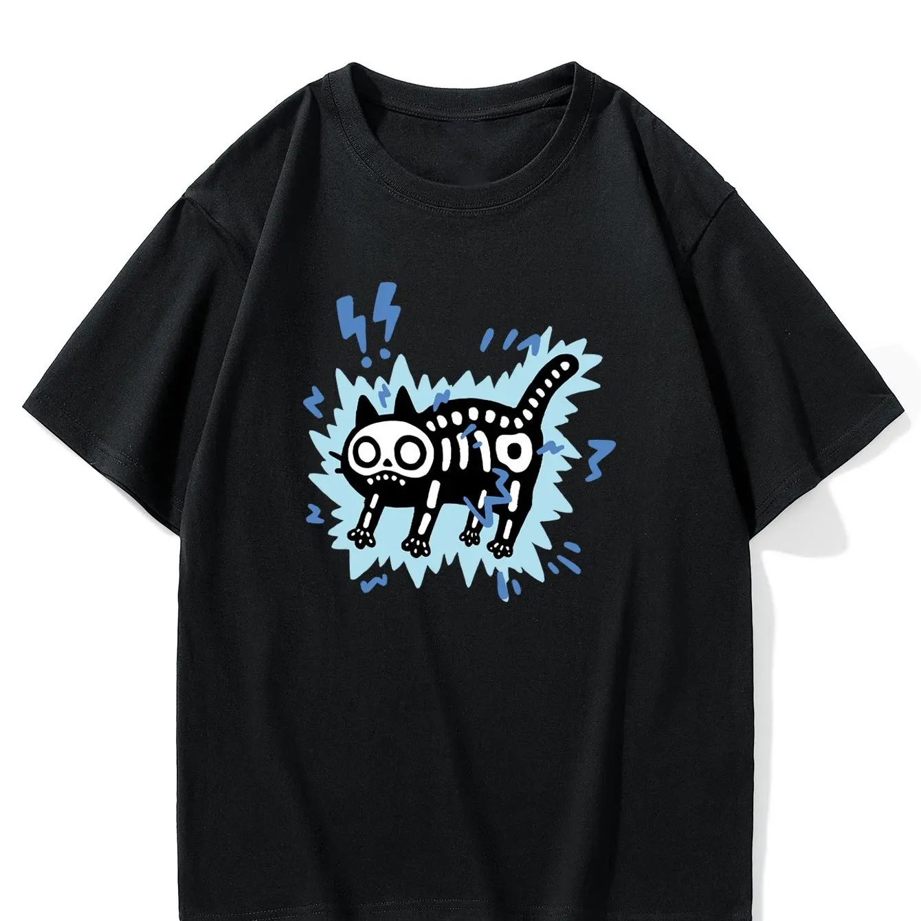 تي شيرت قطني للرجال والنساء - تي شيرت أبيض ريترو Gaming Pixel Dino برسومات 8 بت ملابس صيفية غير رسمية برقبة دائرية