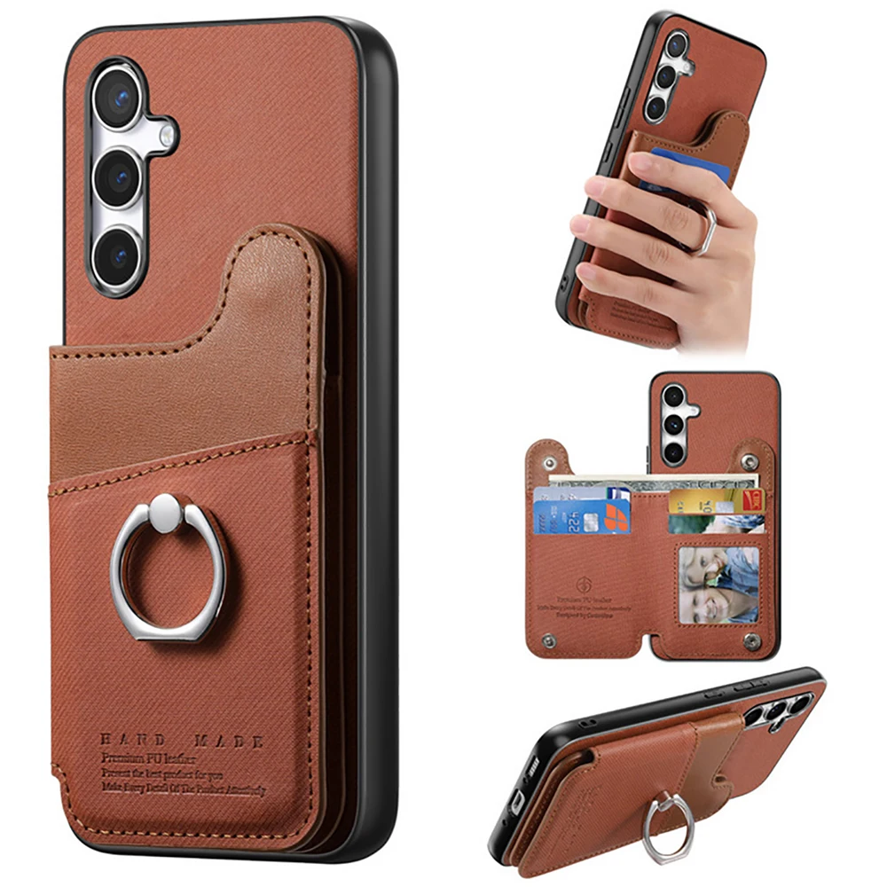 

Кожаный чехол-кошелек RFID для Samsung Galaxy A53 5G, задняя крышка для Galaxy A33 A23 A13 A 04 22 52 S A32 A22 A52 M32 M22 Funda