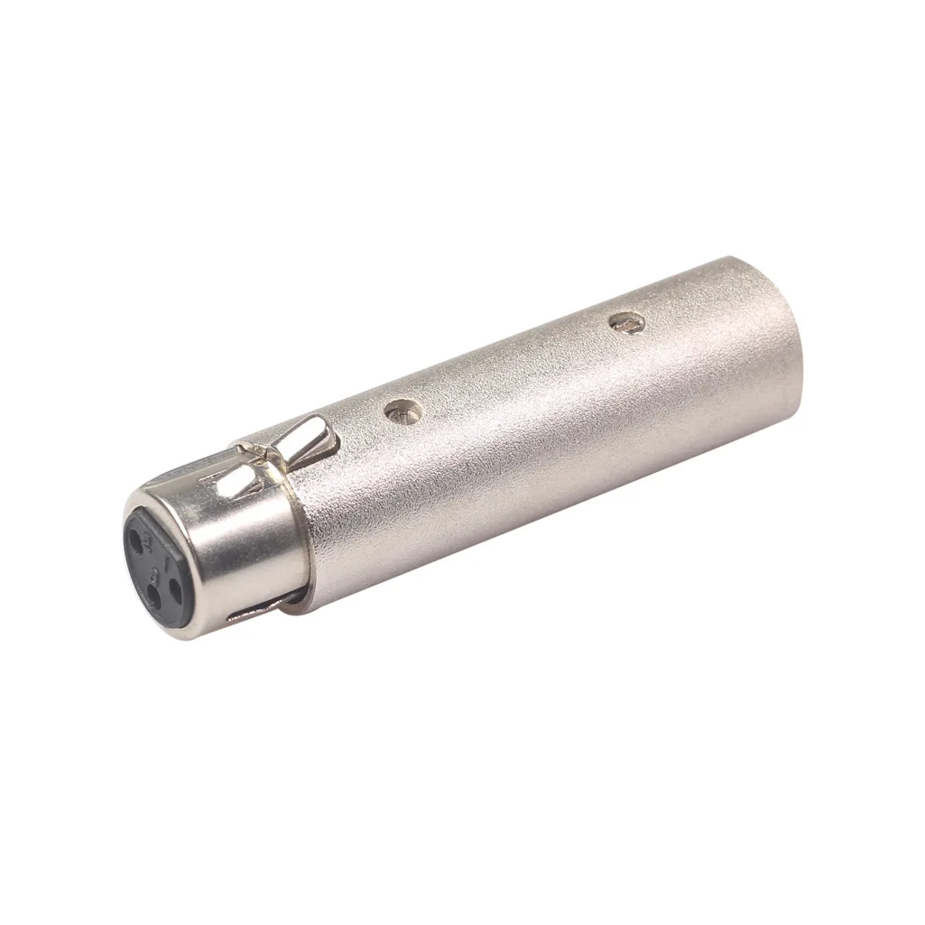 3 دبوس XLR إلى 5 دبوس DMX محول معدني محول الإضاءة الصوتية 3 دبوس ذكر إلى 5 دبوس موصل سالب المرحلة وإضاءة المسرح