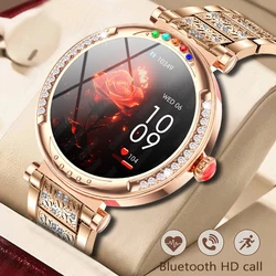 For Android Xiaomi Smart Watch Women Heart Rate Sports Fashion Ladies Bracelet Bluetooth Call Waterproof Smart Watch 2024 New