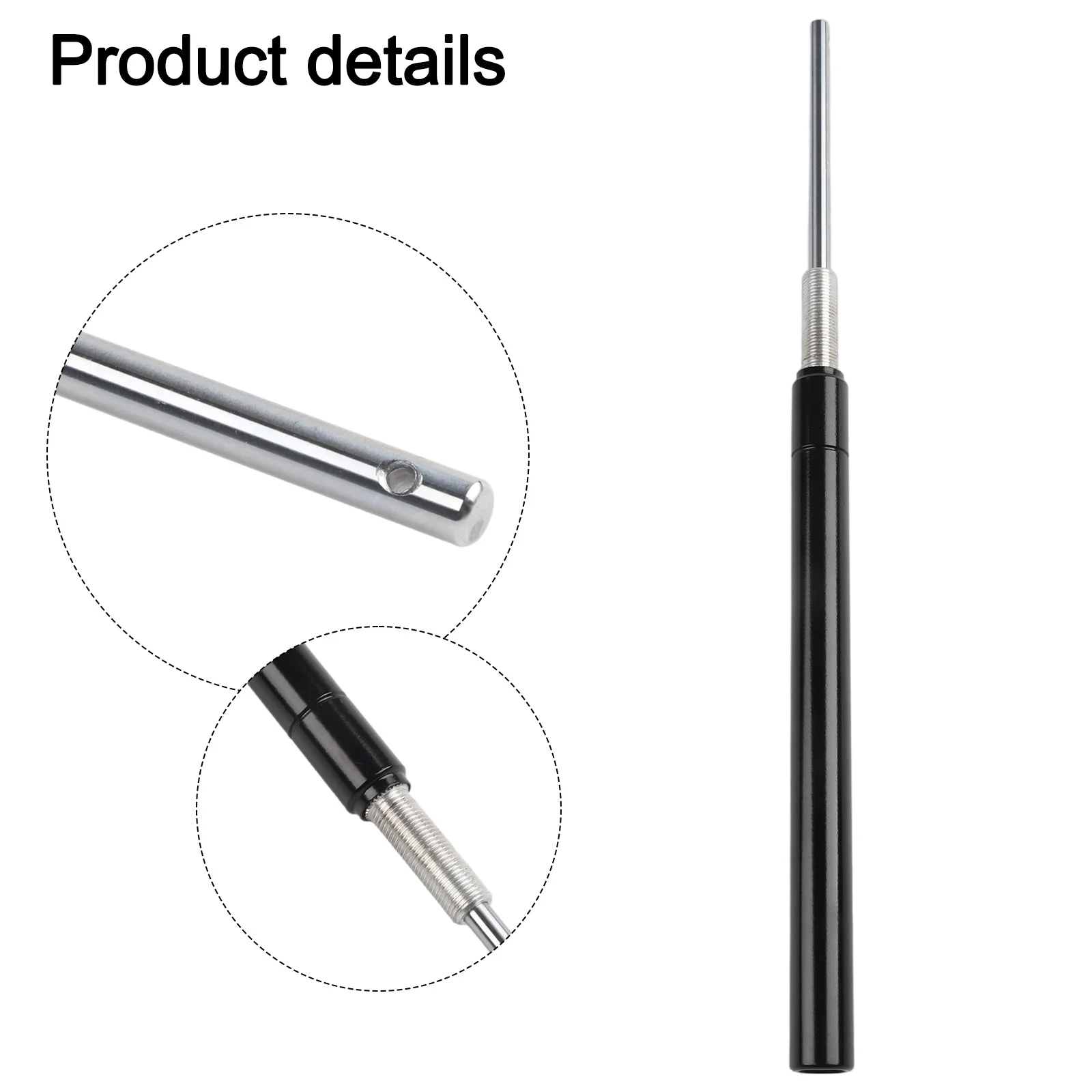 Easy Installation Solar-Powered Opener Garden Maintenance Black Silver User-friendly Setup Weather-resistant Material