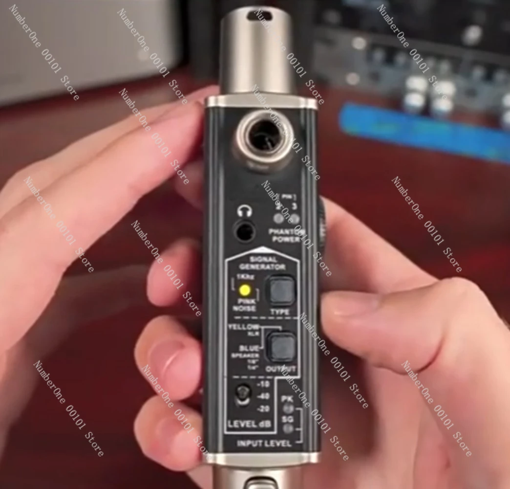 Portable Audio Tester AT-1, Signal Generator for Guitar Cable & Effects Pedal with Phantom Power Check