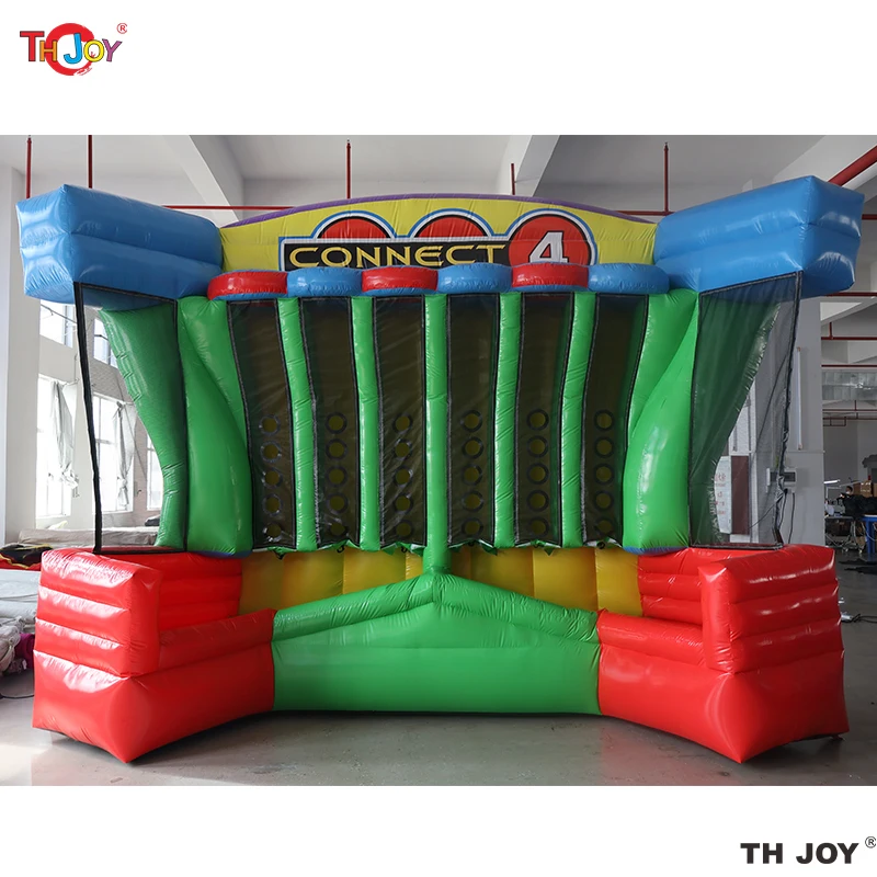 

5x2,5 м новая карнавальная игра надувная игра Connect Four баскетбольная игра