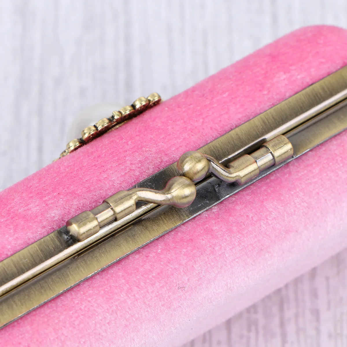 

Розовый ретро-футляр для губной помады с зеркалом, органайзер для косметики, дорожный подарок, держатель для макияжа