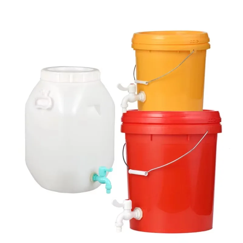 

Plastic bucket with faucet, water spout, wine bucket, oil bucket, water storage bucket, car wash basin, water tank