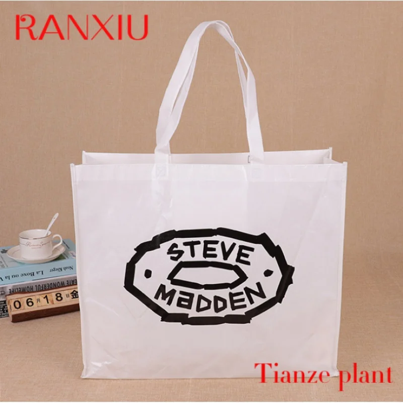 Custom Various good quality customized size  foldable shopping bag cheap non-woven fabric  plastic bag with logos