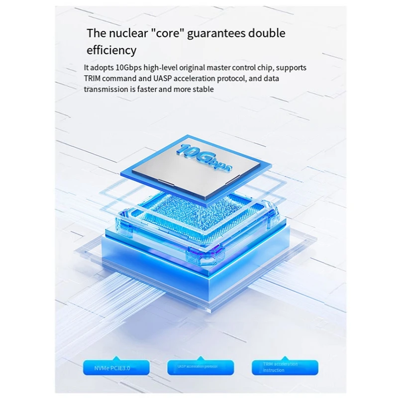 Корпус для SSD ORICO Nvme, 10 Гбит/с, Pcie