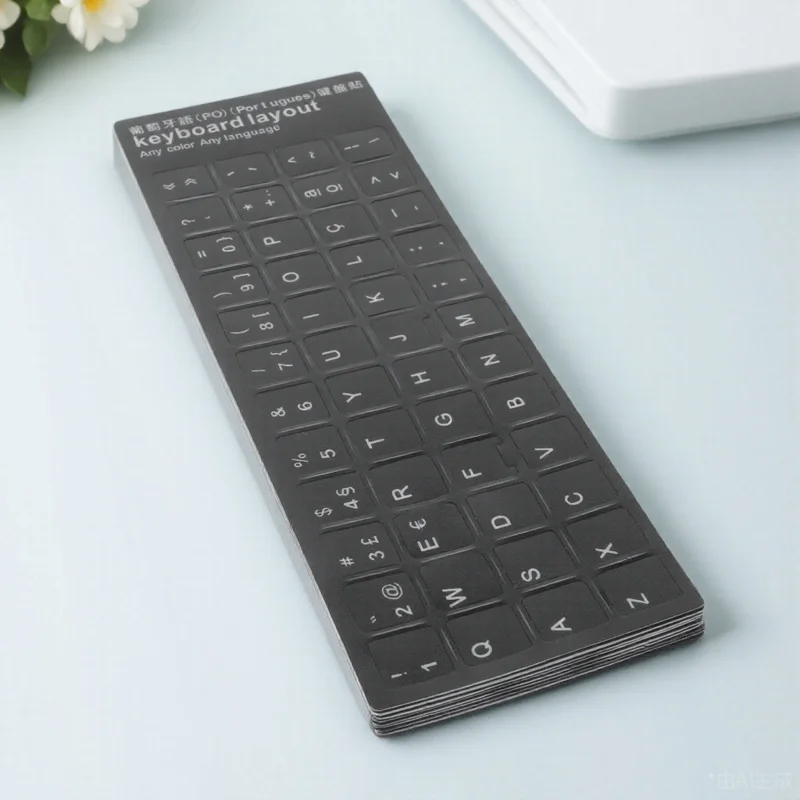 

10pcs Keyboard Stickers Multi-Language Layout For Laptop Notebook Replacement Keys Cover Universal Fit Students Gift Convenient