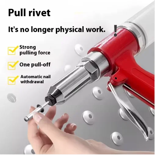 Automatic Riveting Tools High Efficiency Automatic Stainless Steel Pneumatic Rivet Gun