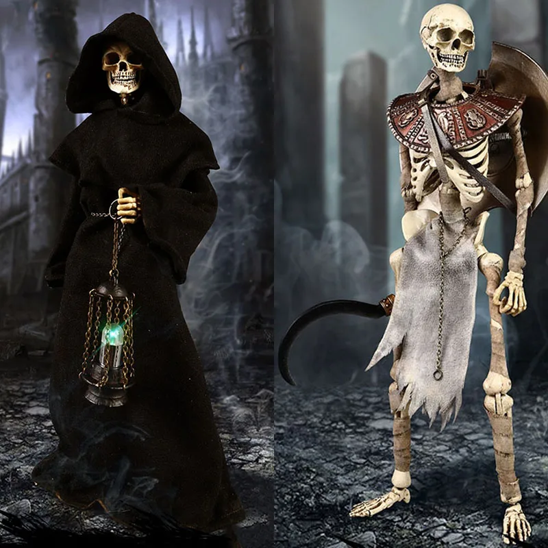 COOMODEL NS006 1/6 NS005 Nightmare Series Death Soul Reaper Egypt Skeleton Guardian for 6 Inch Action Figure Set Collections