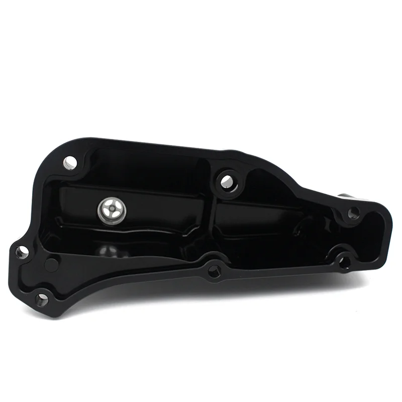 

A77Q-Motorcycle Oil Pan Aluminum Clear Visible Oils Bottom Potn Oils Bottom Potn For VESPA GTS250 300 GTV HPE 2019-2022 Black