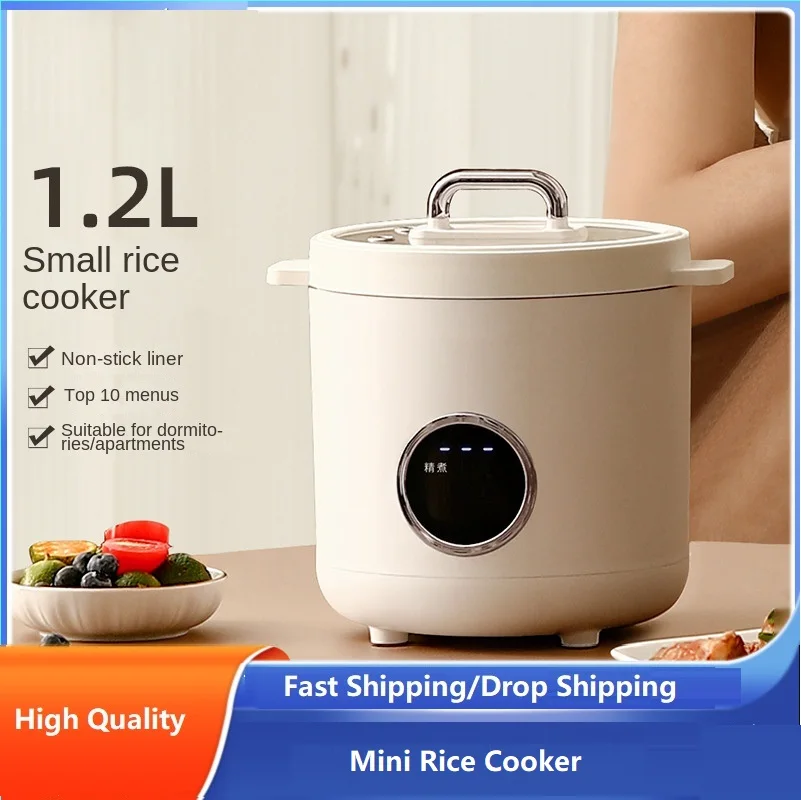 220V 1.2L Electric Rice Cooker Multi Cooker Intelligent Cooking Pot Home Cooking Appliance