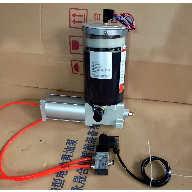 ASK P310 Pneumatic Pressure-Relief Grease Injector, Pneumatic Grease Pump, High-Viscosity Oil Pump/Grease Dispenser