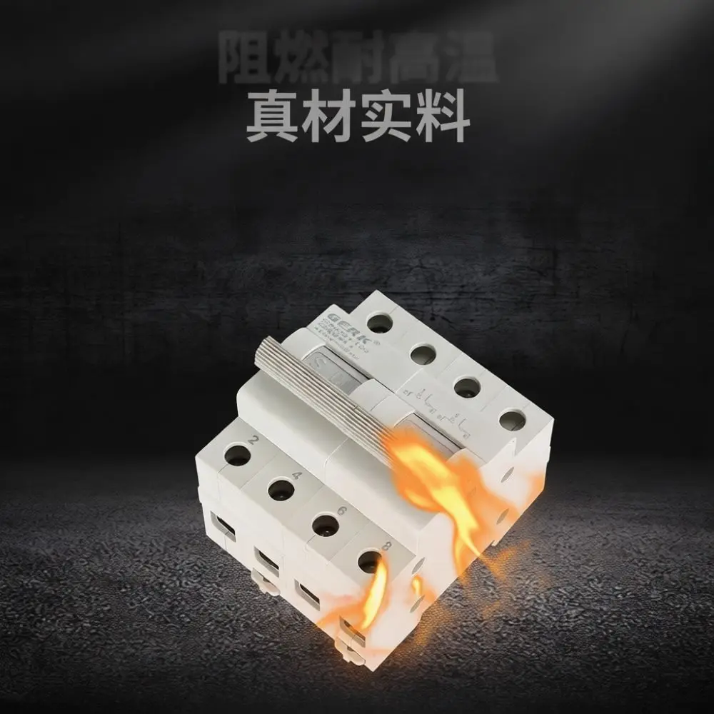 Manual Changeover Switch Dual Power Selector Breaker Din Rail Isolator Mechanical Interlock Electrical Power Supply Device