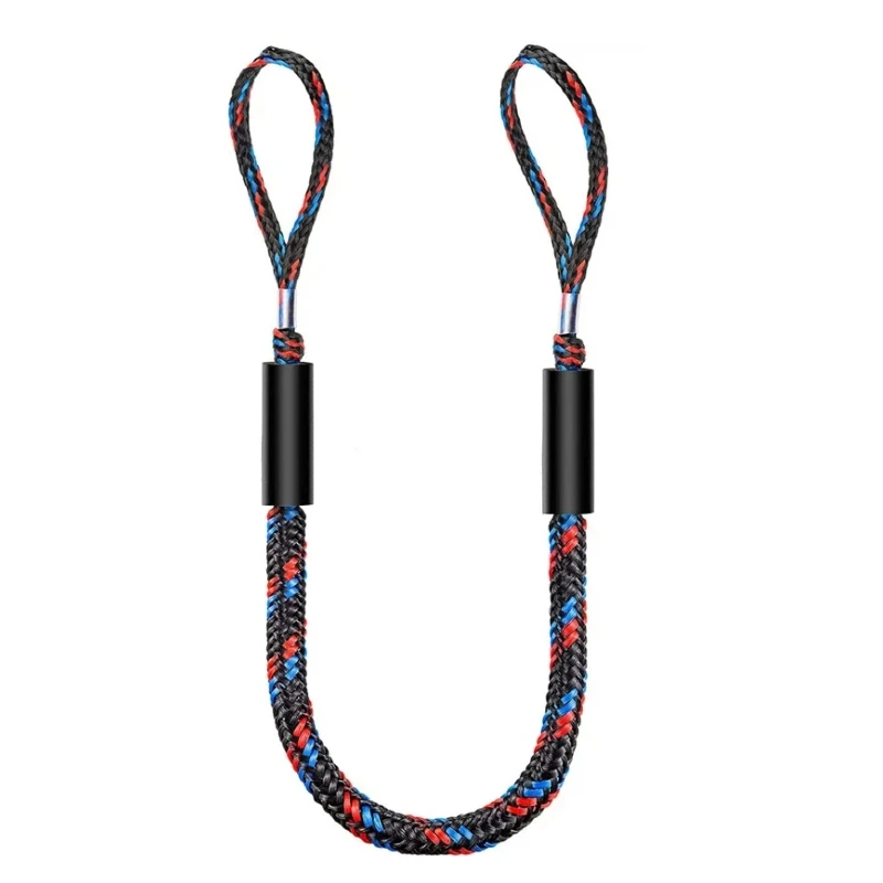 

4 фута лодка банджи док-линия амортизирующая швартовочная веревка банджи для водного спорта буксировочная веревка эластичная вейкборд плавающая лыжная веревка лодка подарок